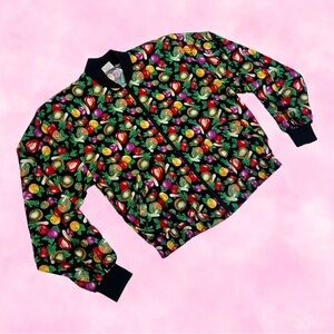Fruit & Veggies Bomber Jacket